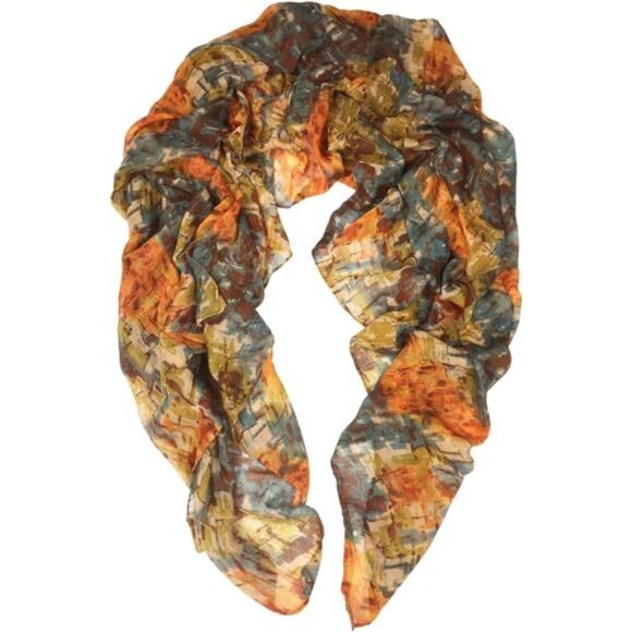 YOUR‎ SMILE Ladies/Women's Lightweight Floral Print/Solid Color mixture Shawl - Picture 4 of 8